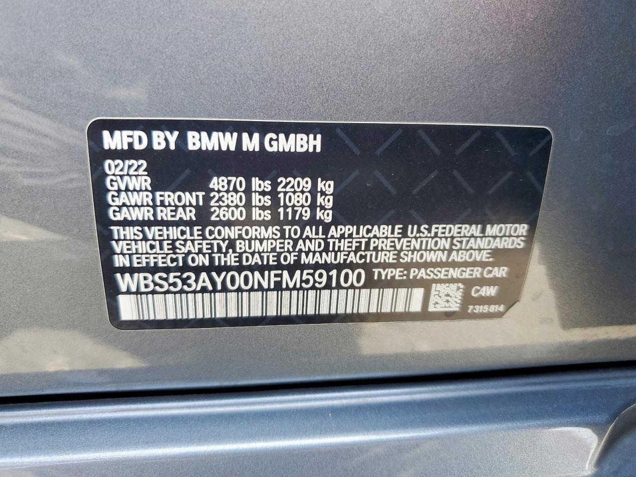 2022 BMW M3 - zdjęcie 12