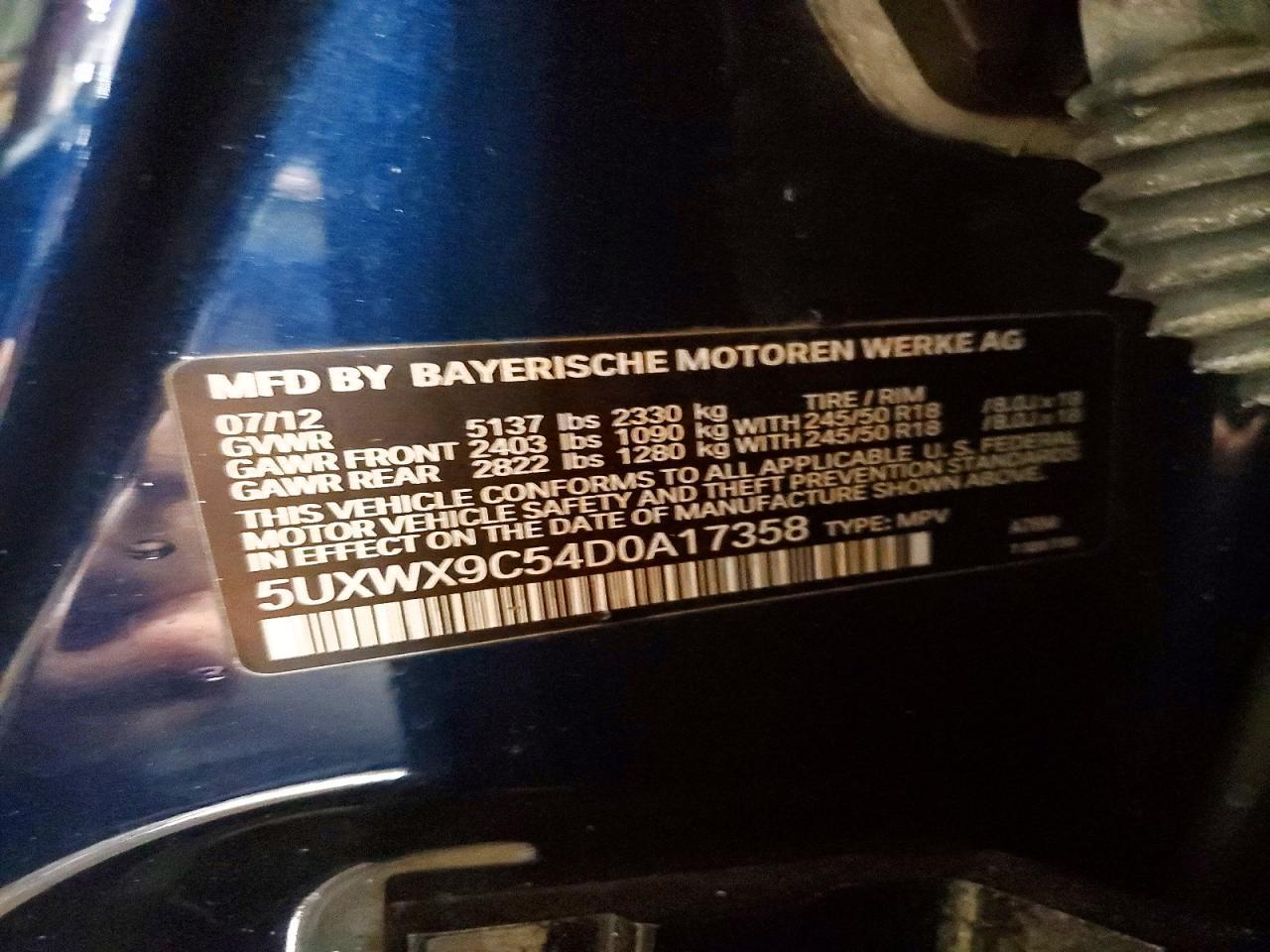 2013 BMW X3 xDrive28I - zdjęcie 13