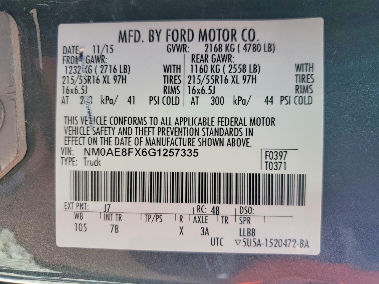 2016 Ford Transit Connect Xlt - zdjęcie 13