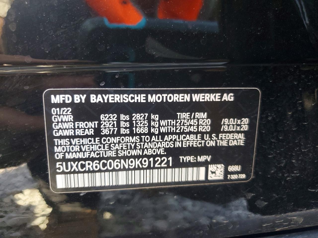 2022 BMW X5 xDrive40I - zdjęcie 13