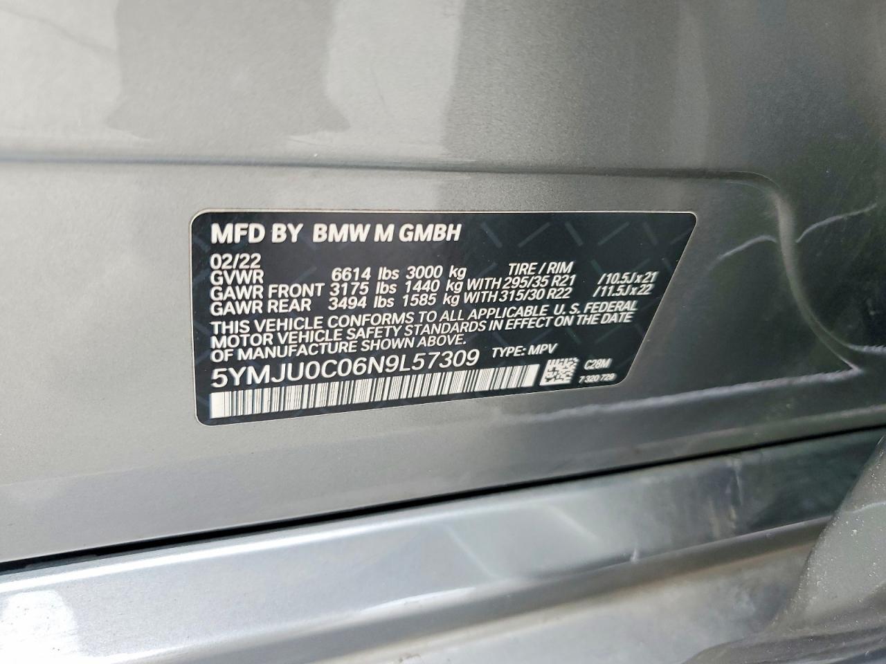 2022 BMW X5 M - zdjęcie 13