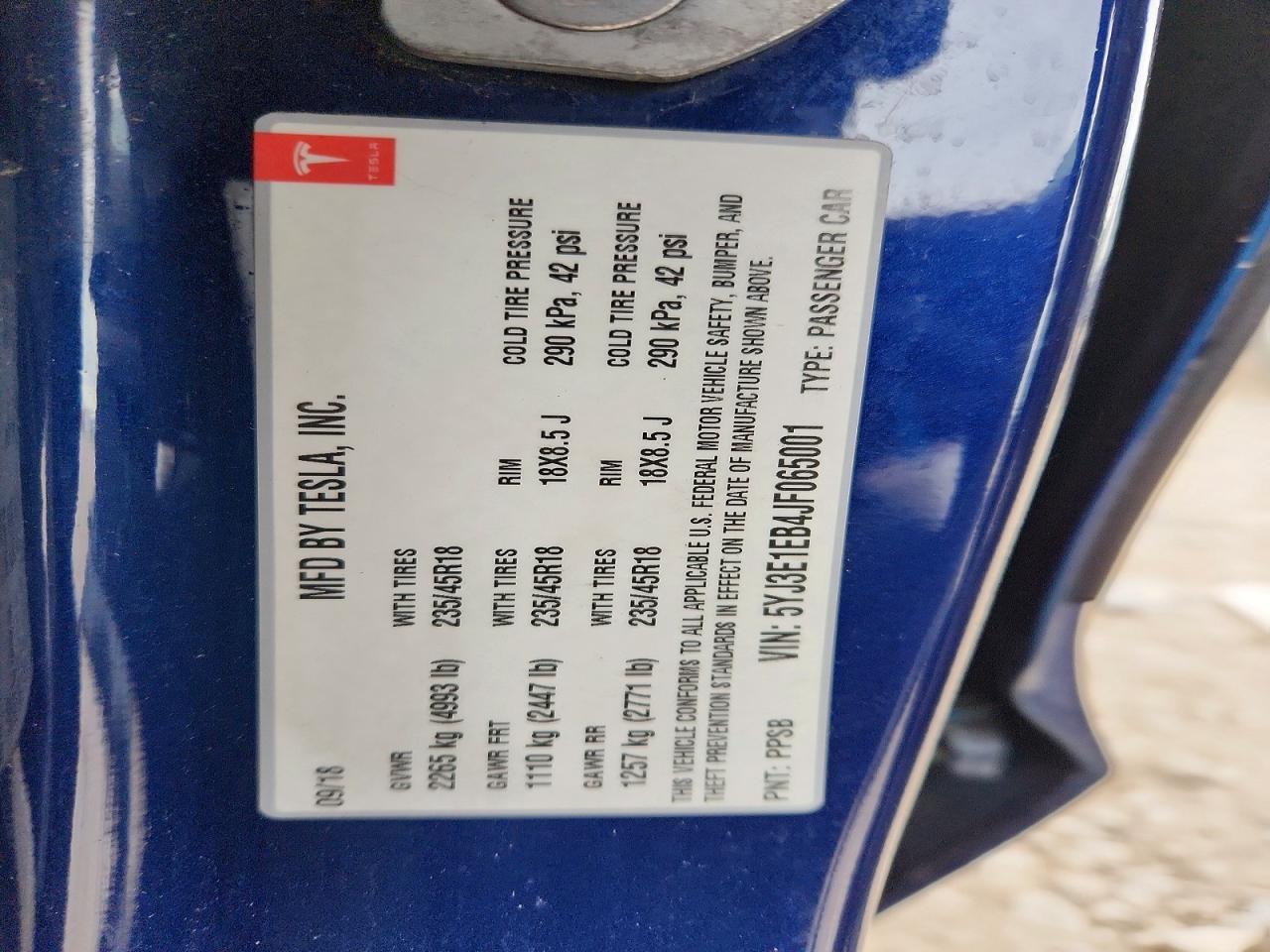 2018 Tesla Model 3 - zdjęcie 12