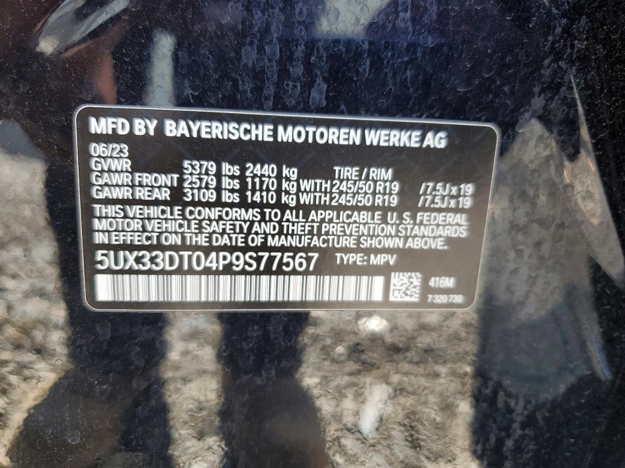 2023 BMW X4 xDrive30I - zdjęcie 13