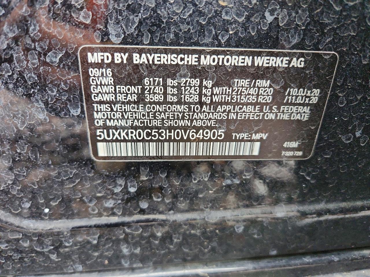 2017 BMW X5 xDrive35I - zdjęcie 13