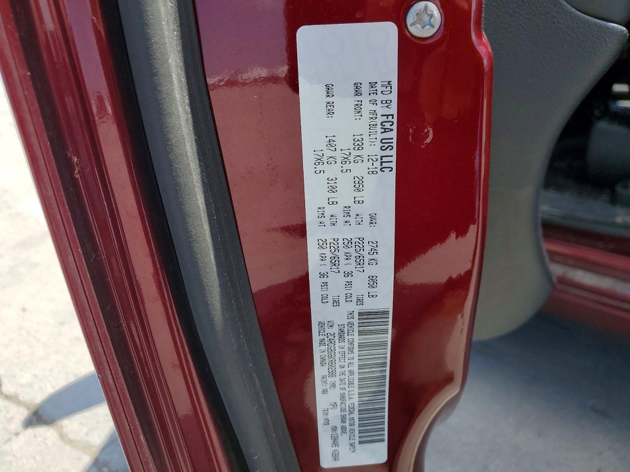 2019 Dodge Grand Caravan Se - zdjęcie 13