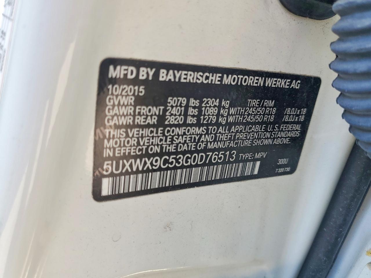 2016 BMW X3 xDrive28I - zdjęcie 13