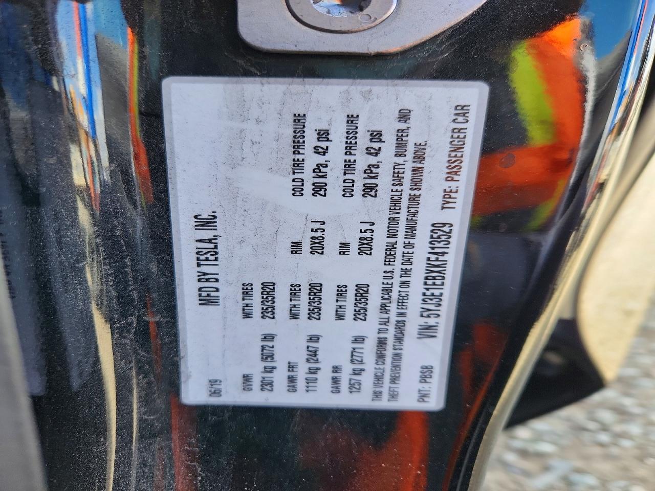 2019 Tesla Model 3 - zdjęcie 12