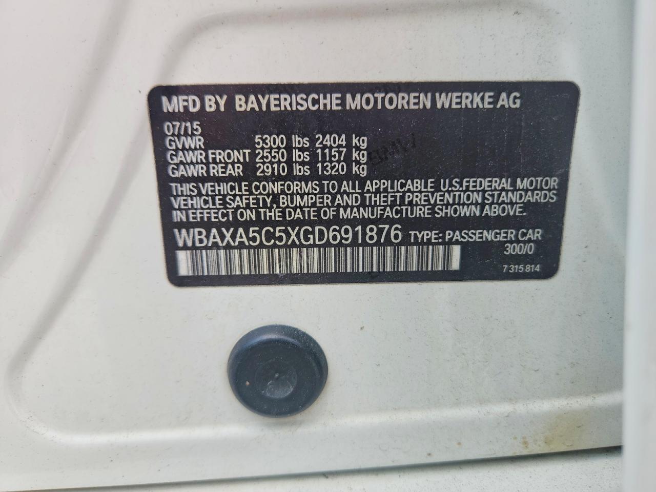 2016 BMW 535 D - zdjęcie 12