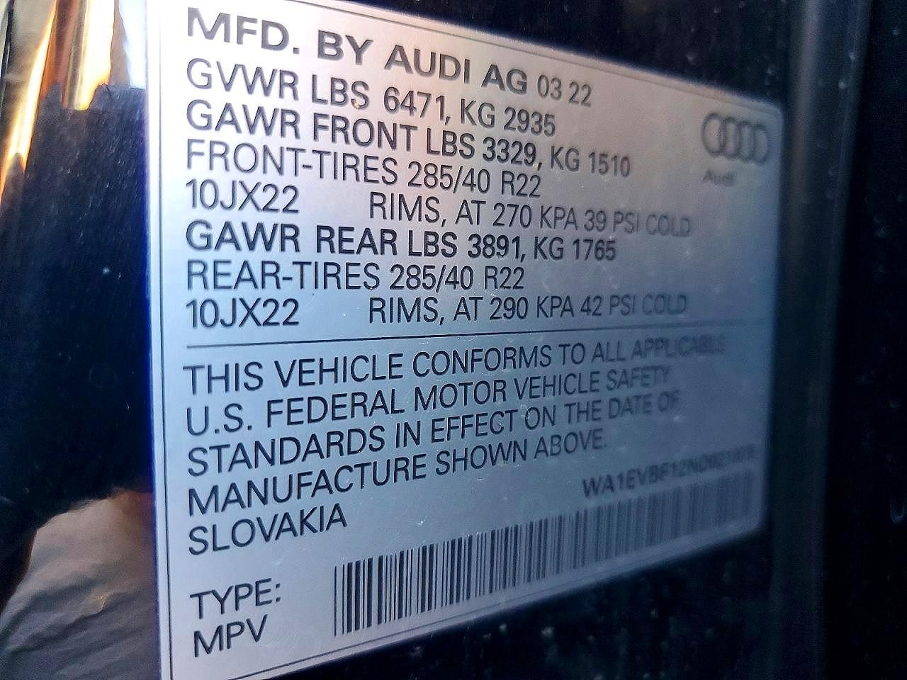 2022 Audi Q8 Premium Plus S-Line - zdjęcie 12