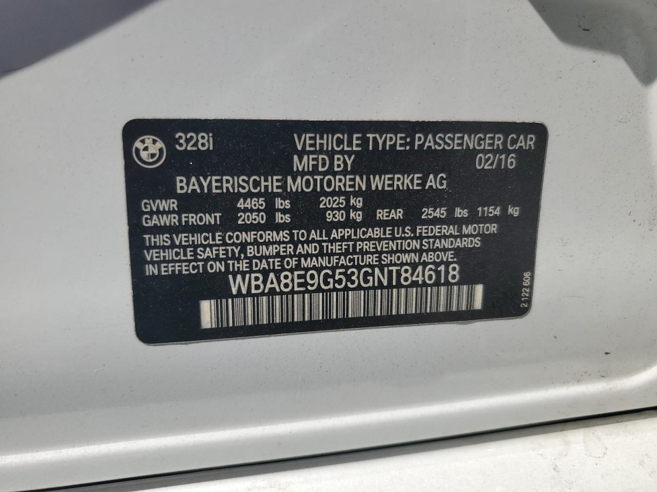 2016 BMW 328 I Sulev - zdjęcie 12