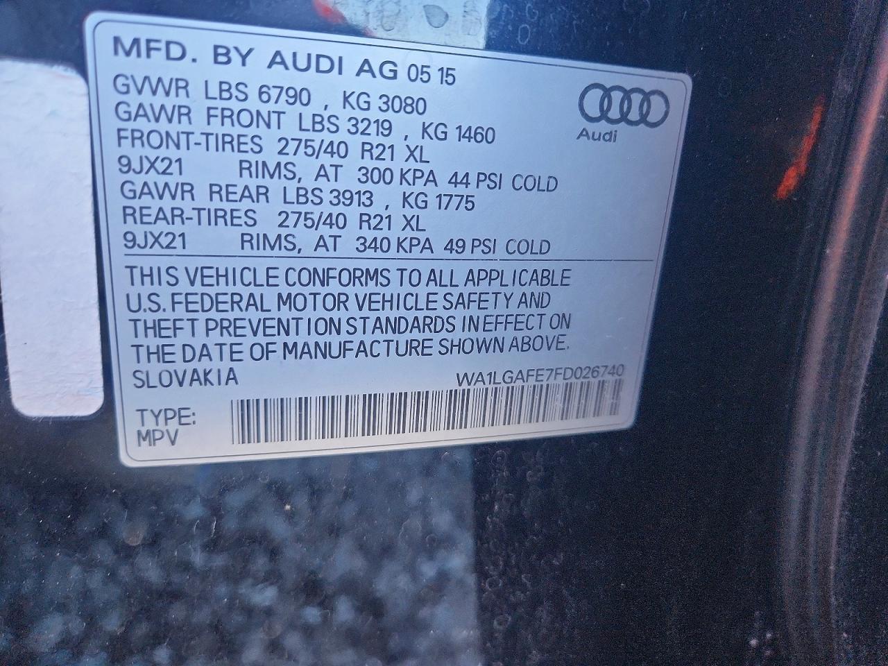 2015 Audi Q7 Premium Plus - zdjęcie 12