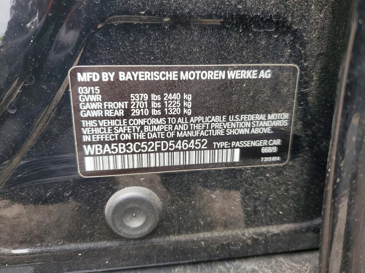 2015 BMW 535 Xi - zdjęcie 12