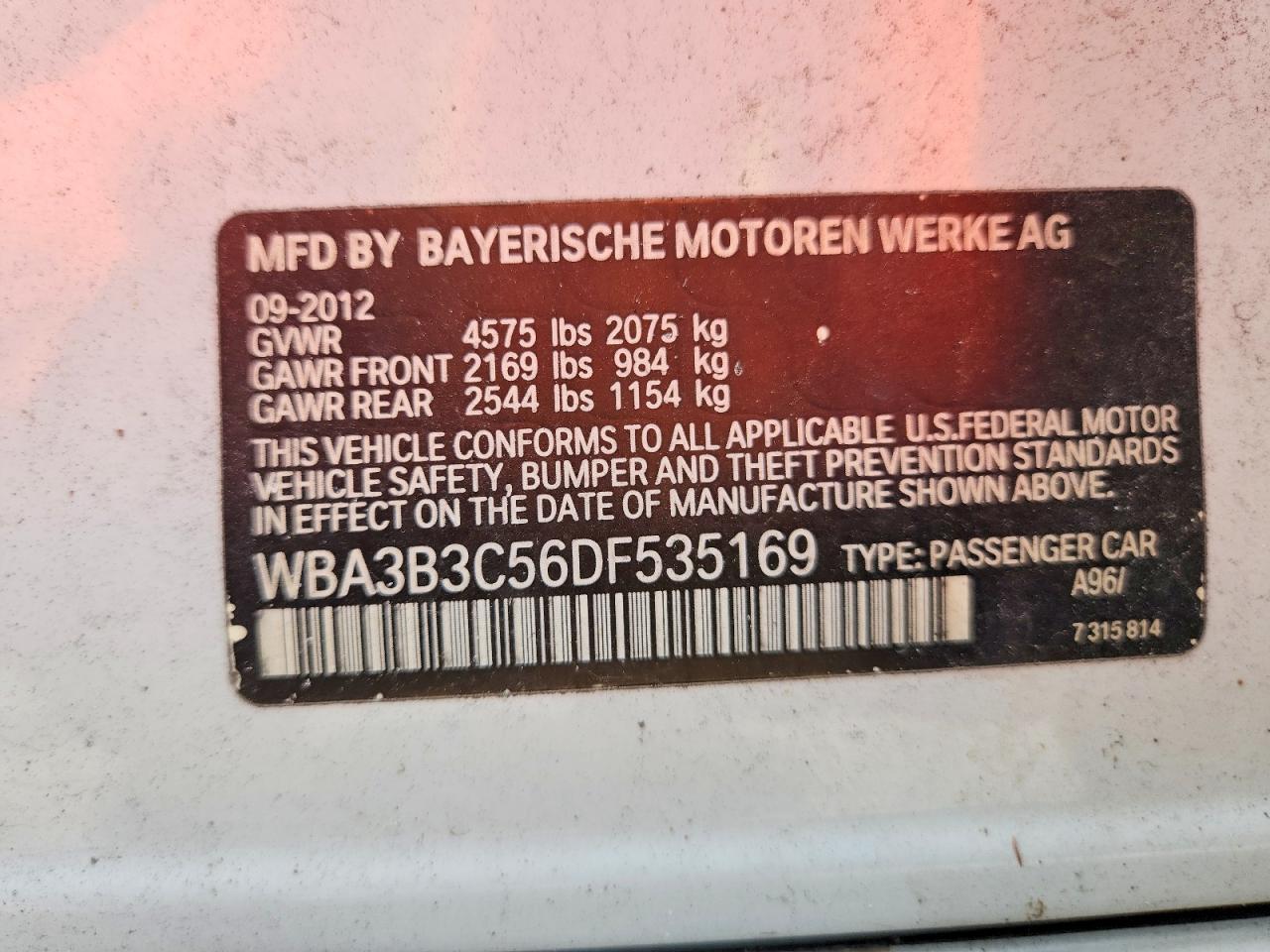 2013 BMW 328 Xi - zdjęcie 12