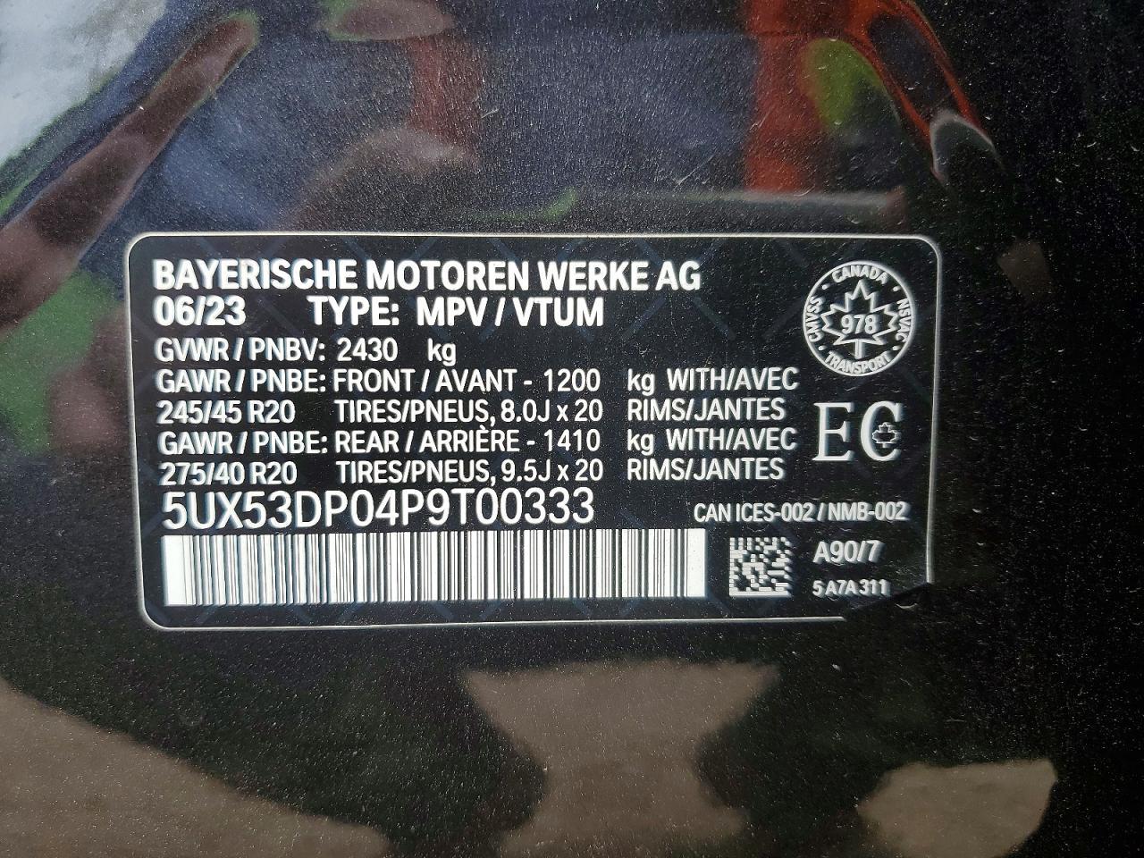 2023 BMW X3 xDrive30I - zdjęcie 13