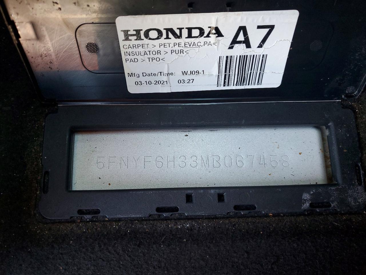 2021 Honda Pilot Ex - zdjęcie 13