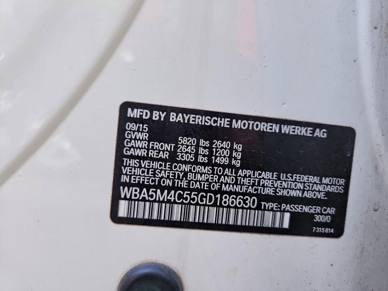 2016 BMW 535 Xigt - zdjęcie 12