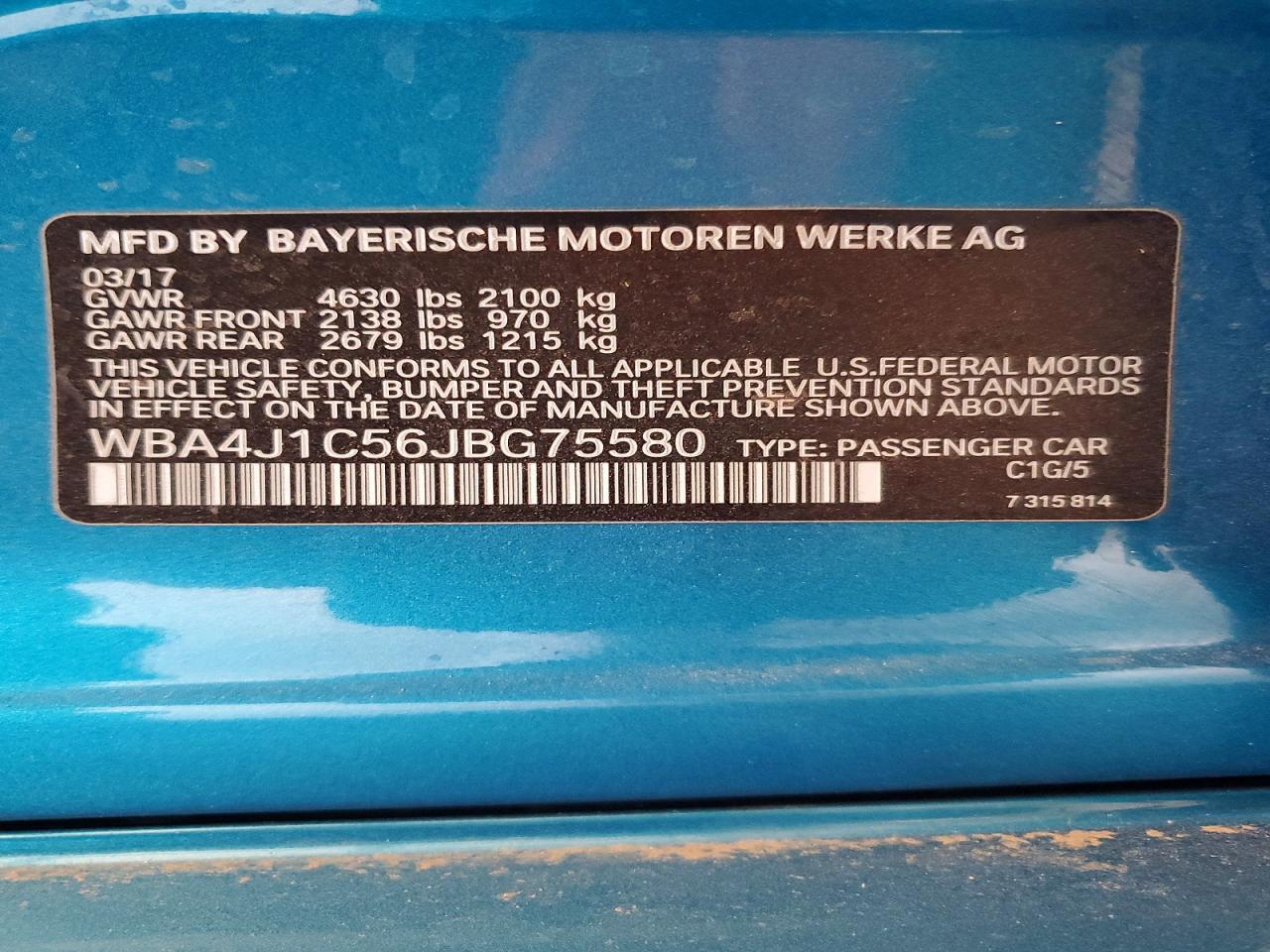 2018 BMW 430I Gran Coupe - zdjęcie 12
