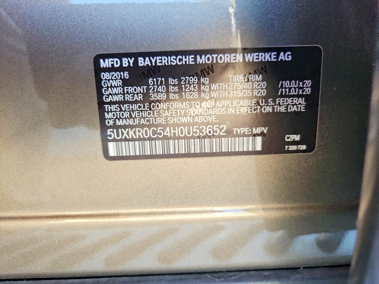 2017 BMW X5 xDrive35I - zdjęcie 13