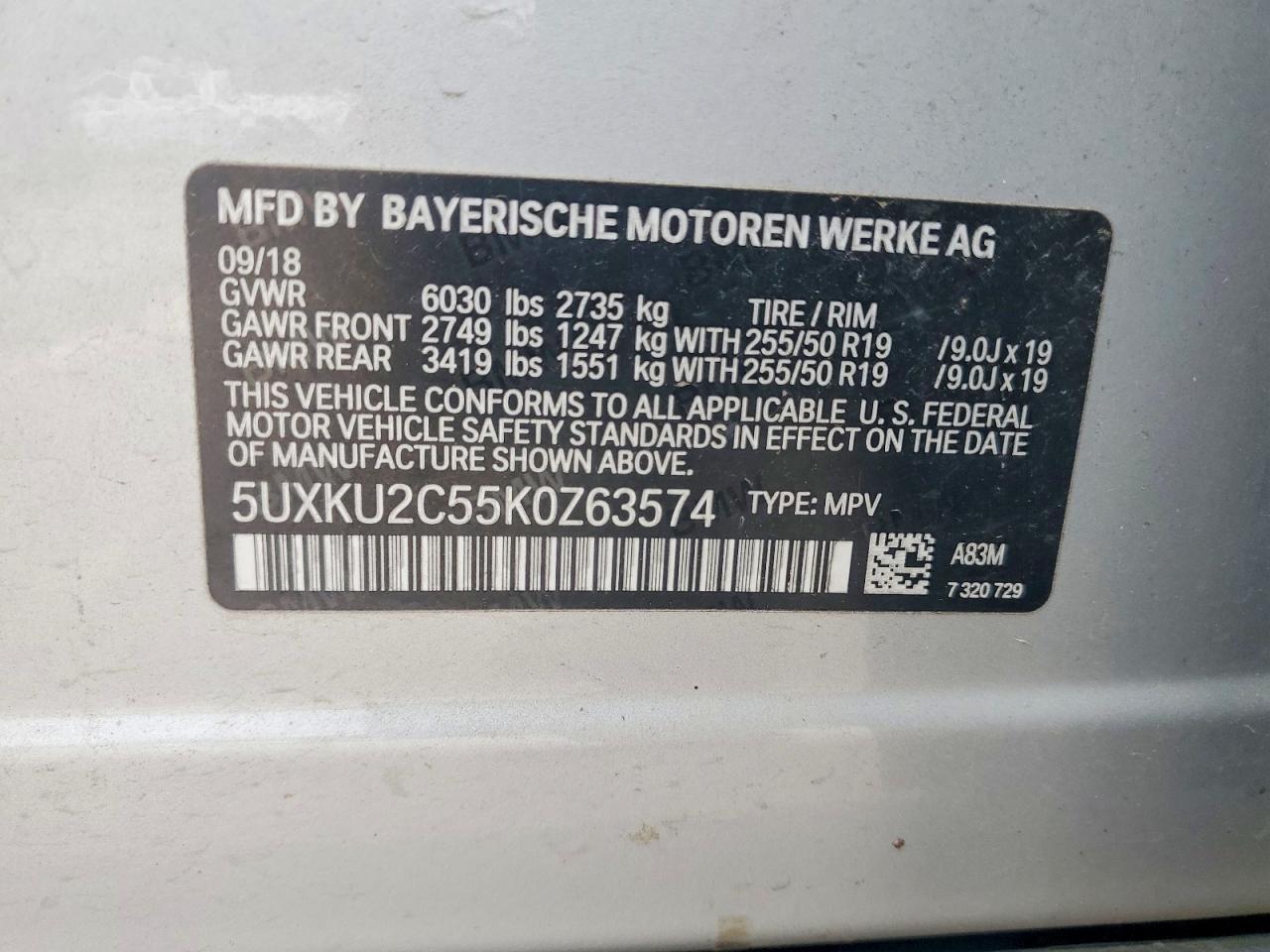 2019 BMW X6 xDrive35I - zdjęcie 13