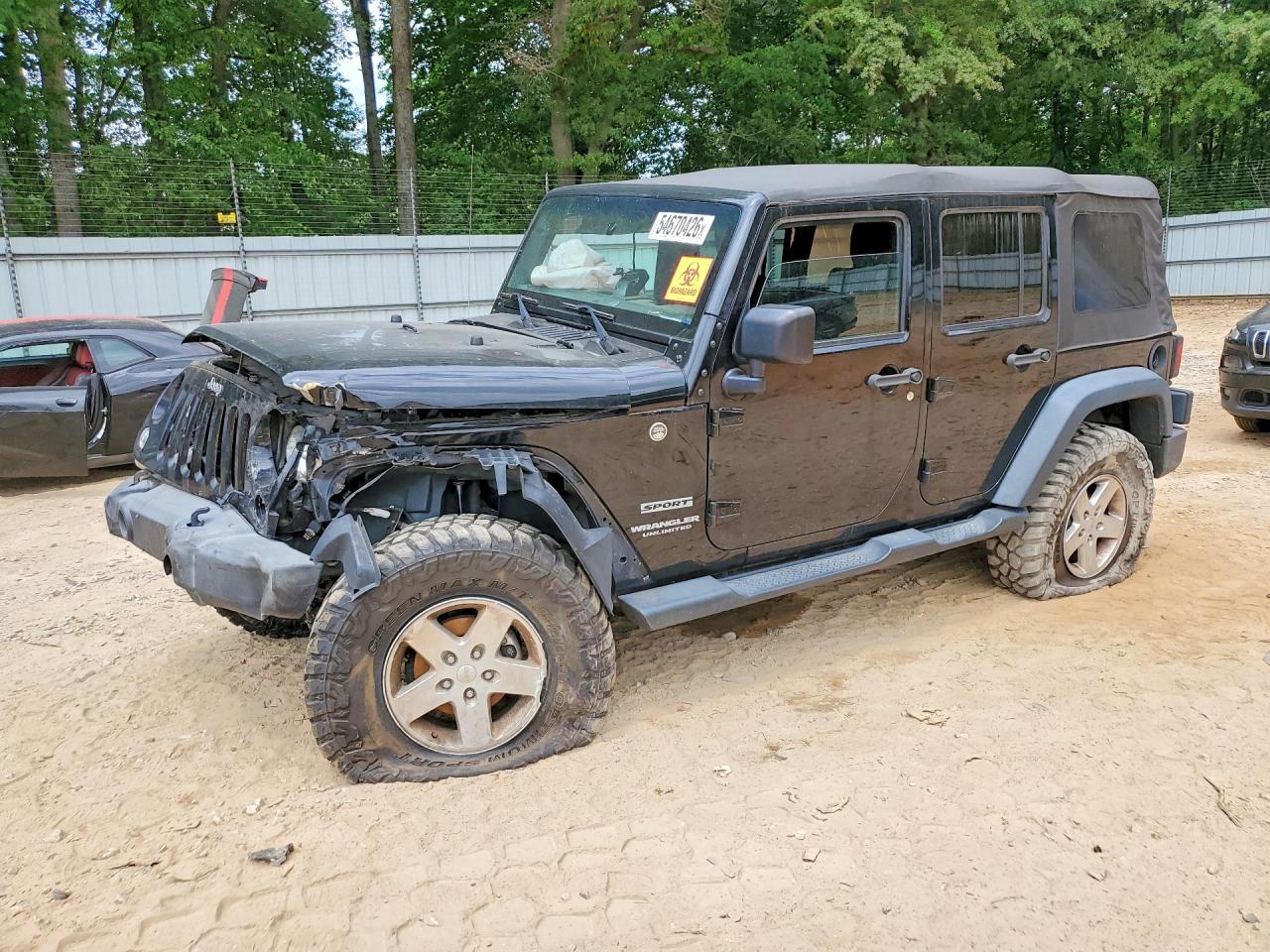 2016 Jeep Wrangler Unlimited Sport - zdjęcie główne