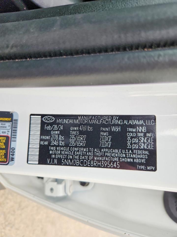 2024 Hyundai Tucson Sel - zdjęcie 13
