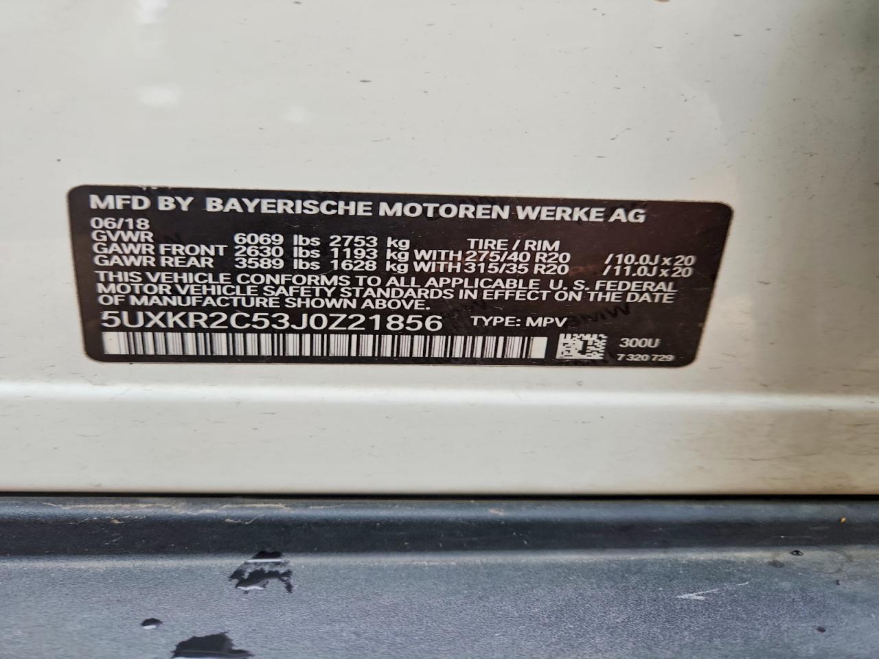 2018 BMW X5 Sdrive35I - zdjęcie 12
