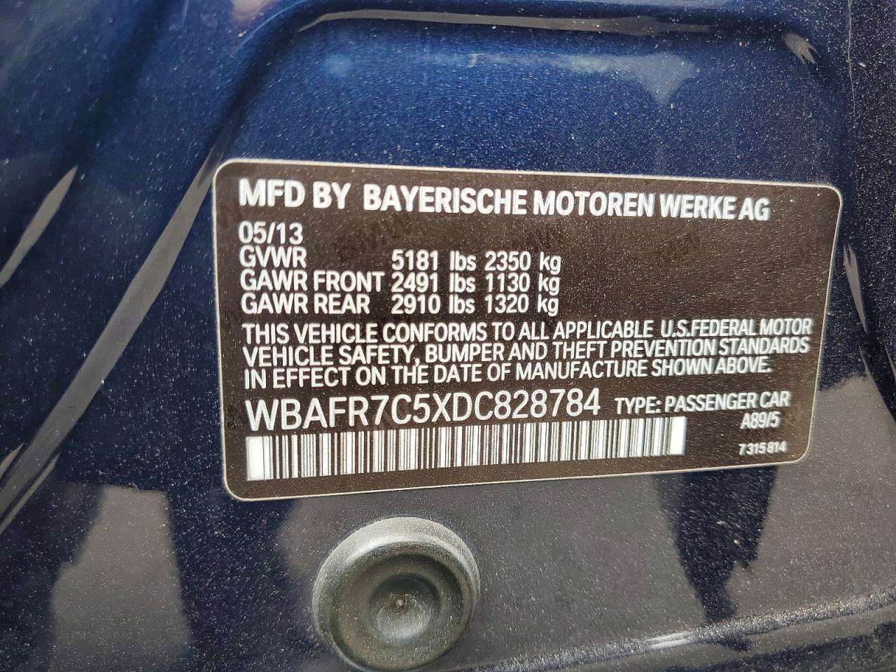 2013 BMW 535 I - zdjęcie 13
