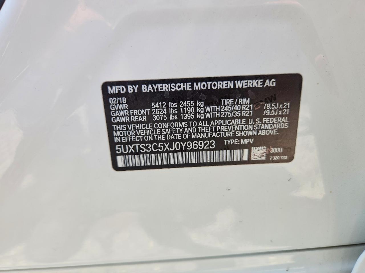 2018 BMW X3 xDrivem40I - zdjęcie 13