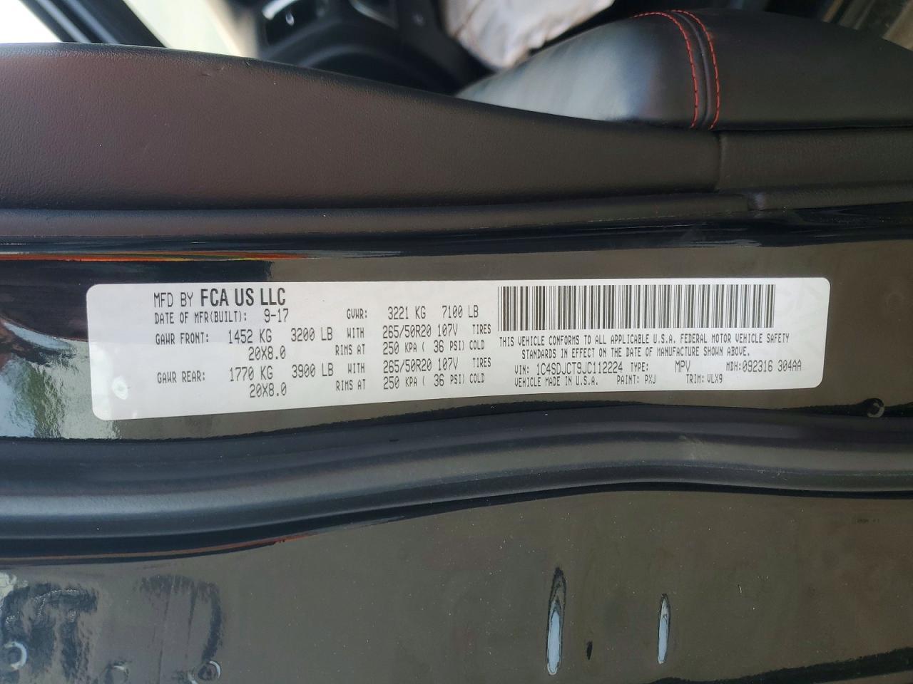 2018 Dodge Durango R - zdjęcie 13