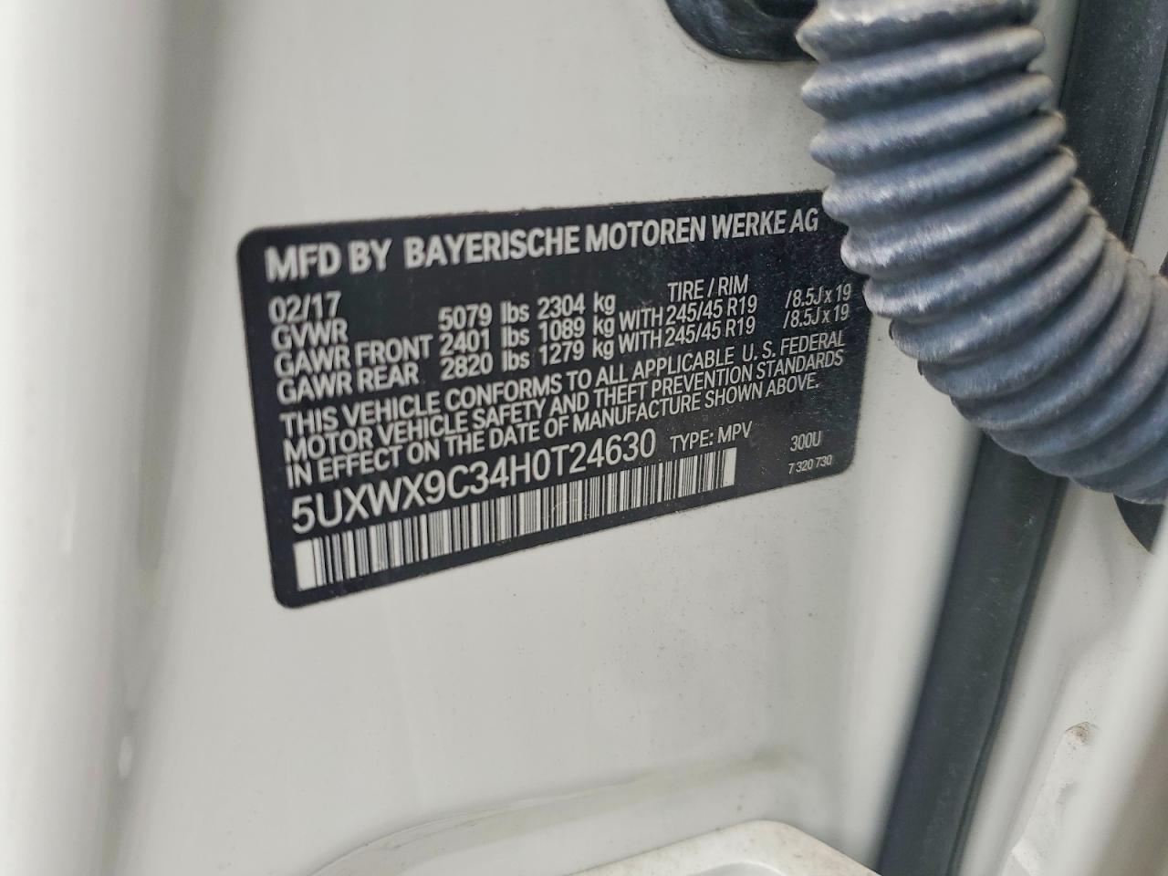 2017 BMW X3 xDrive28I - zdjęcie 13