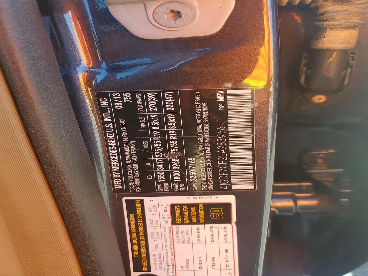 2014 Mercedes-Benz Gl 450 4Matic - zdjęcie 12