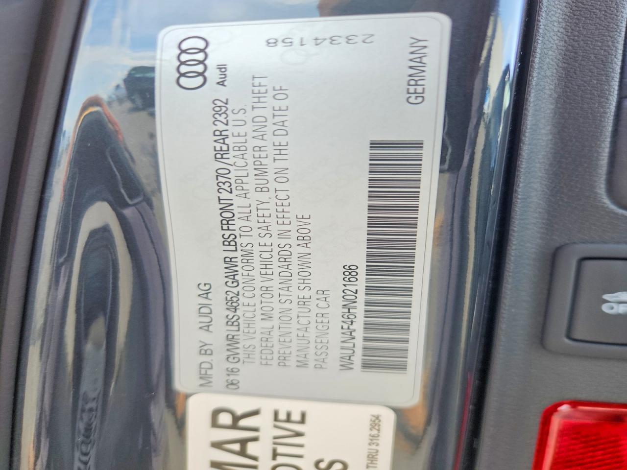 2017 Audi A4 Premium Plus - zdjęcie 12