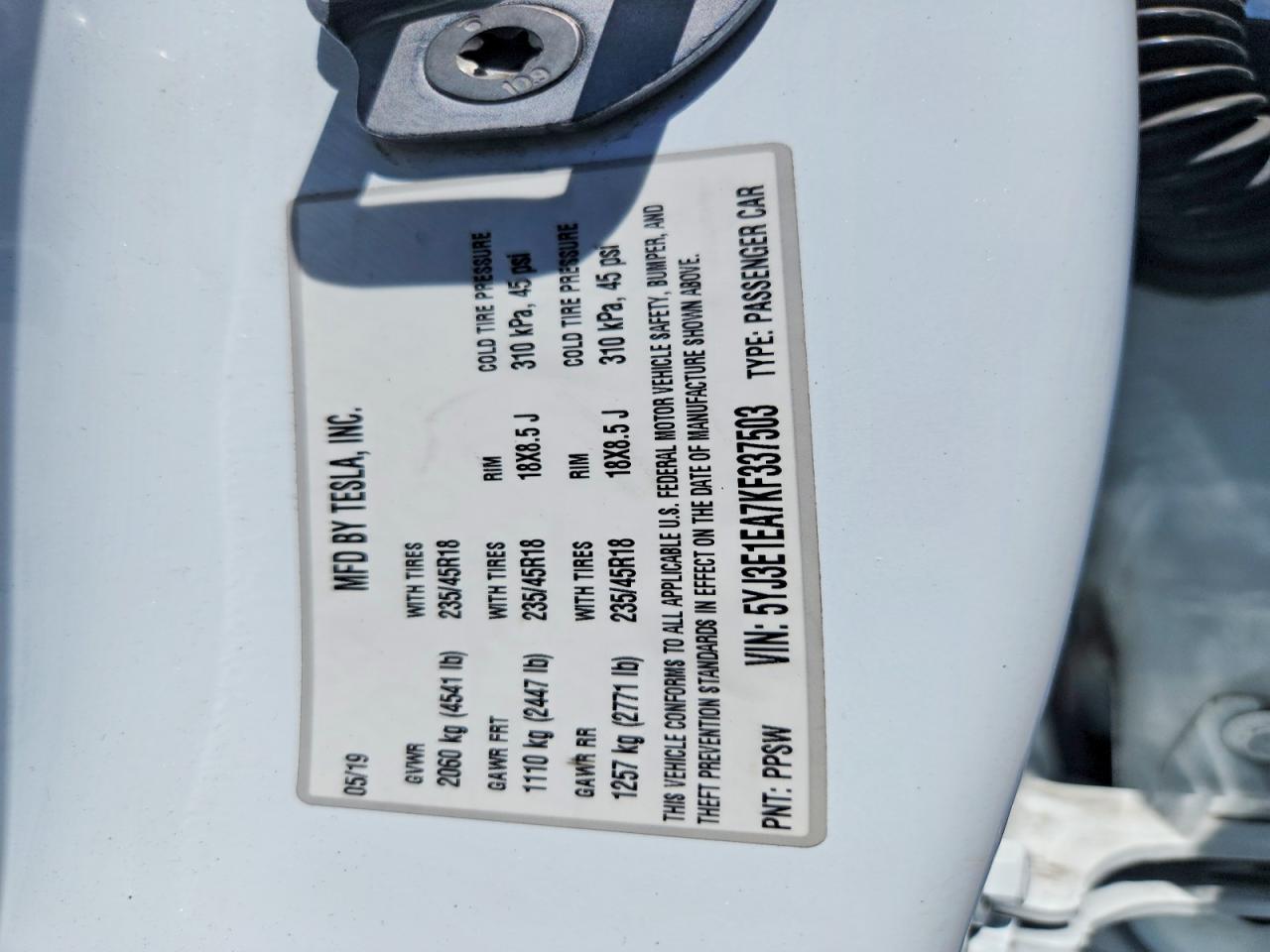 2019 Tesla Model 3 - zdjęcie 13