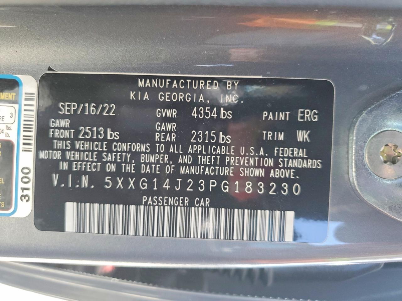 2023 Kia K5 Lxs - zdjęcie 13