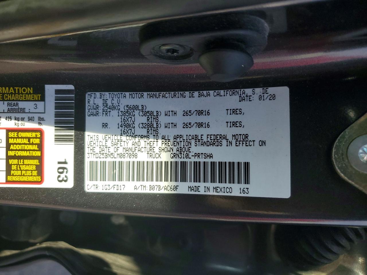 2020 Toyota Tacoma Trd Off-Road - zdjęcie 12