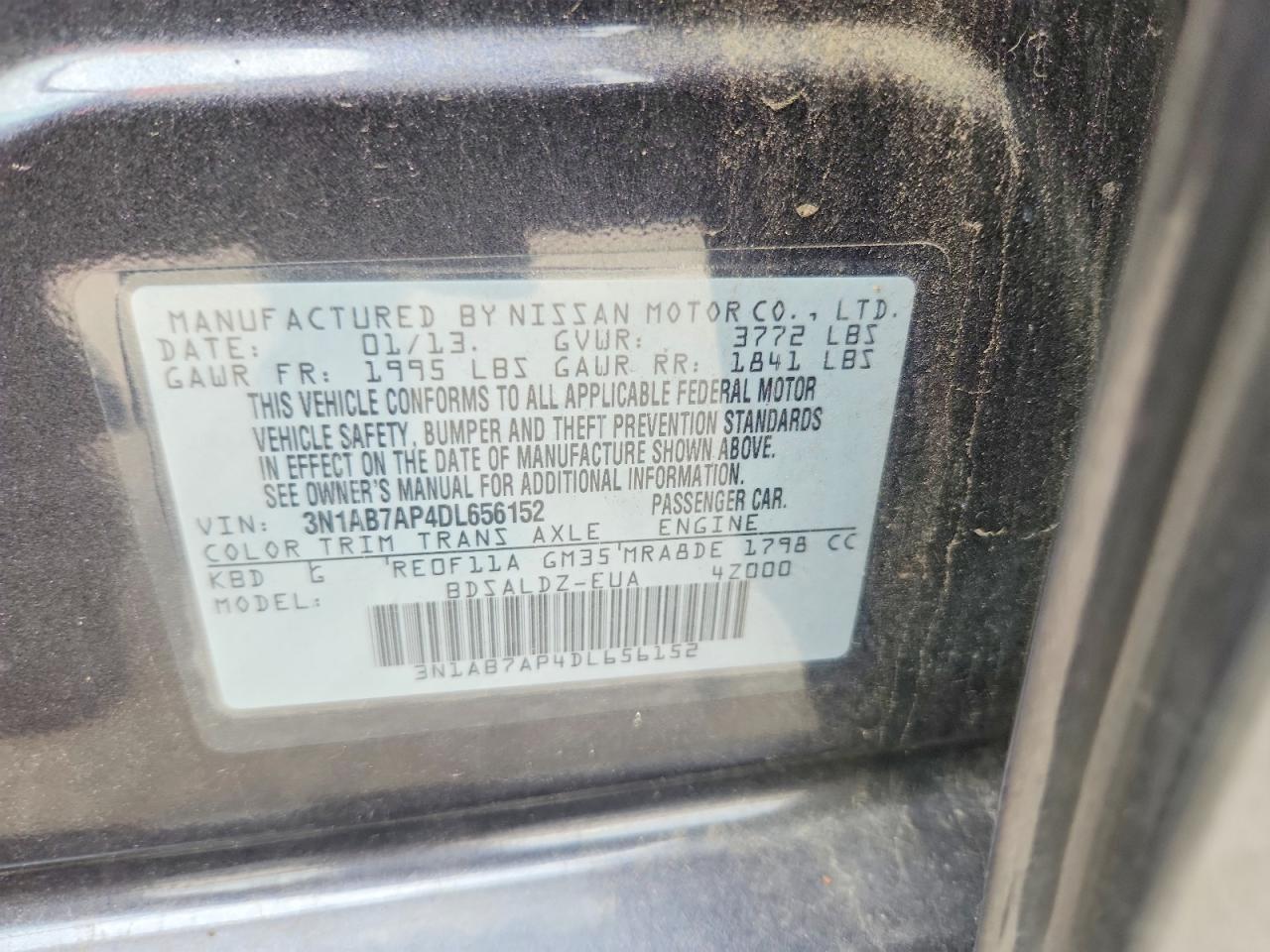 2013 Nissan Sentra Sv - zdjęcie 12