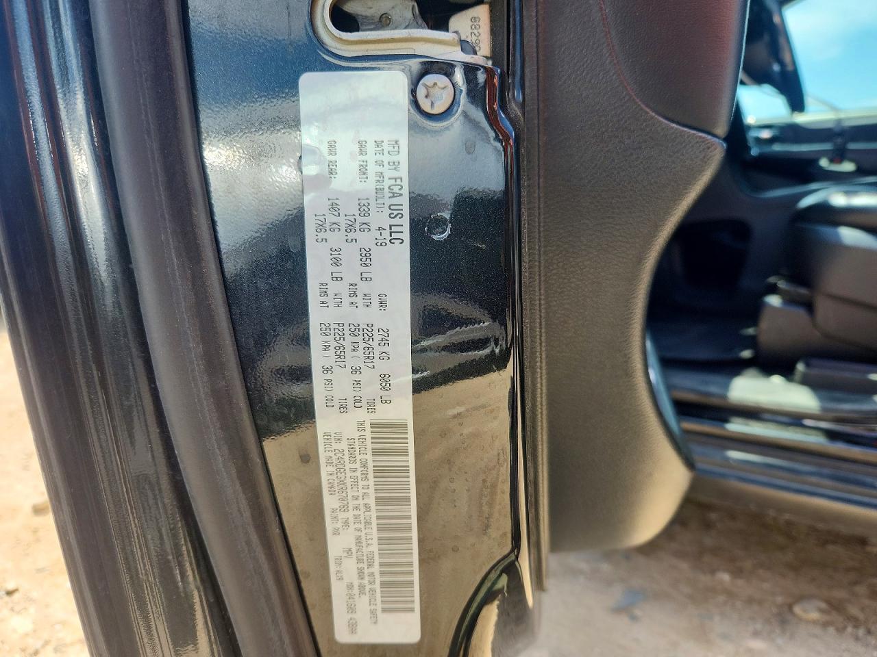 2019 Dodge Grand Caravan Gt - zdjęcie 13