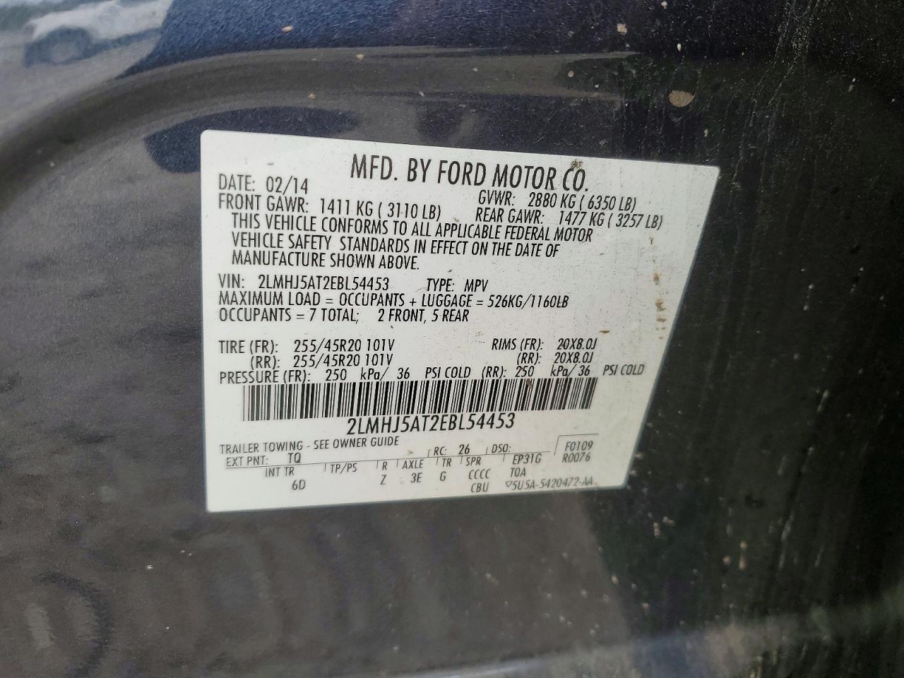 2014 Lincoln Mkt - zdjęcie 13
