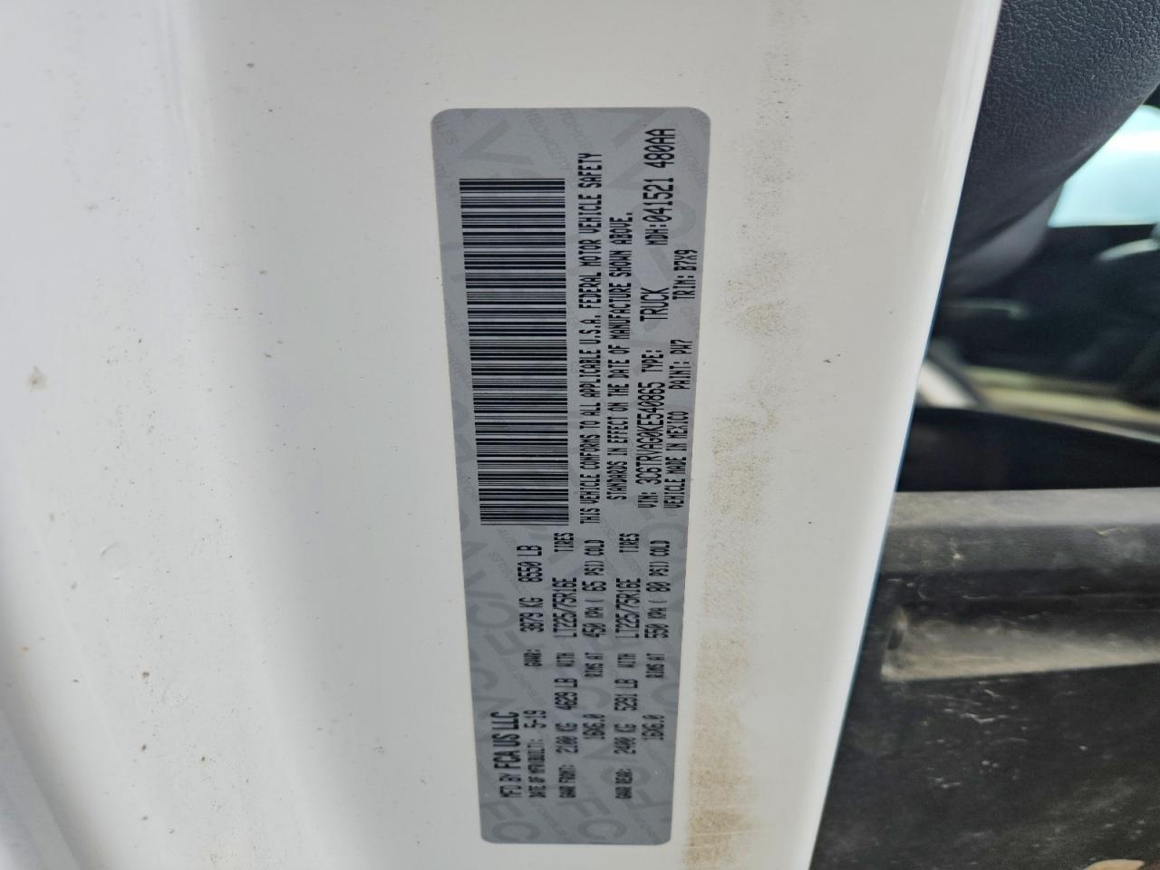 2019 Ram Promaster 1500 1500 Standard - zdjęcie 13