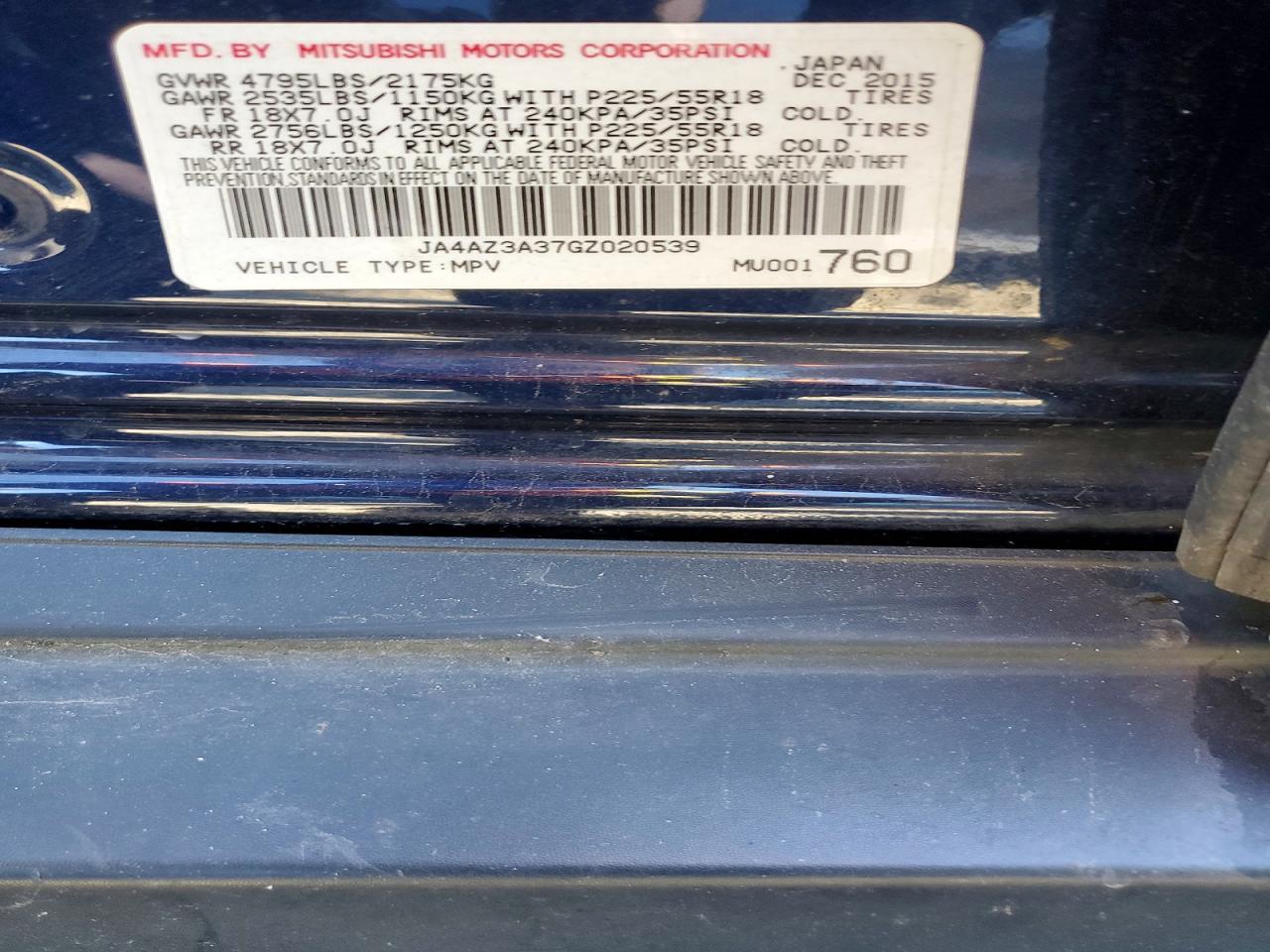 2016 Mitsubishi Outlander Se - zdjęcie 13