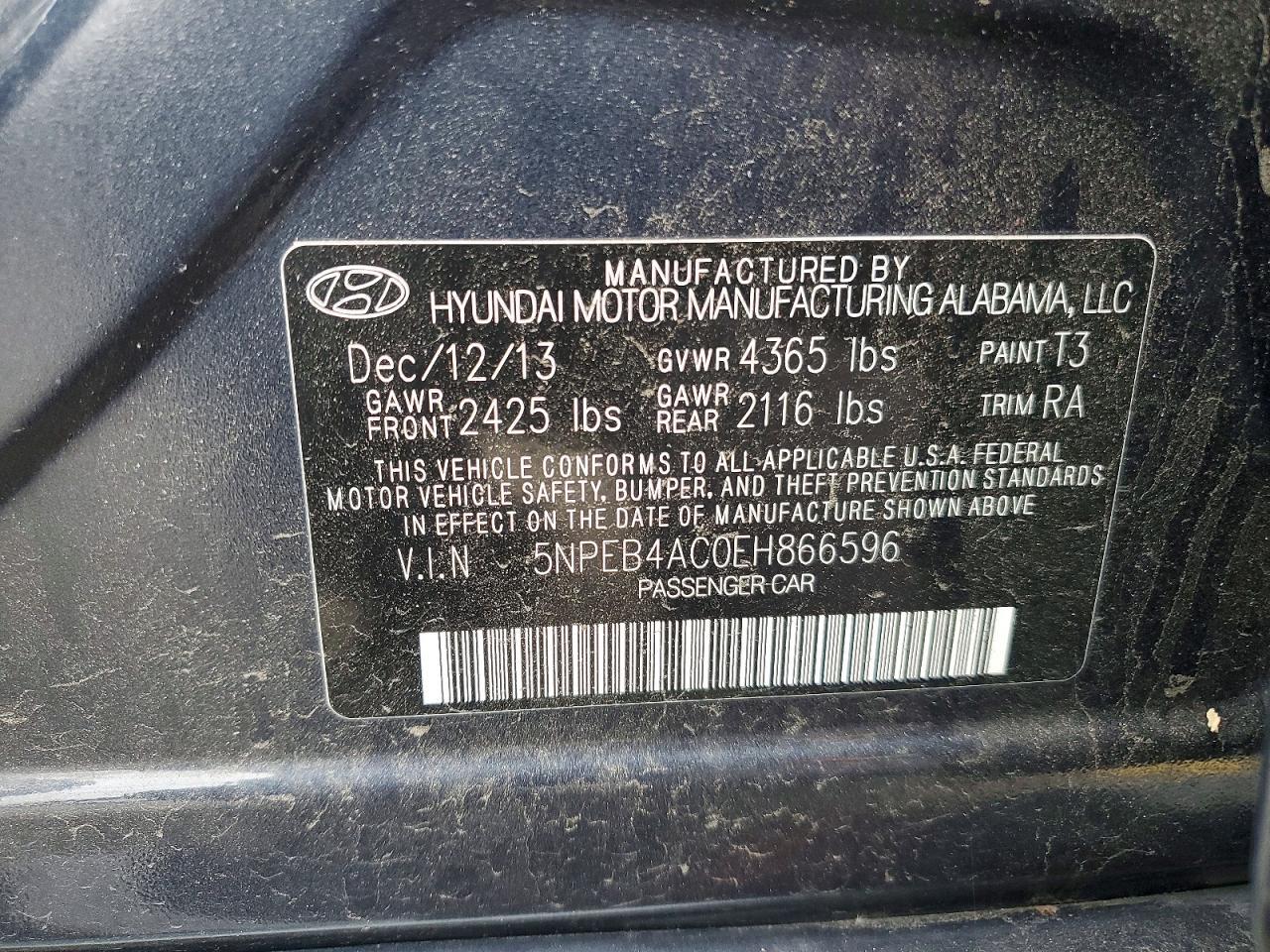 2014 Hyundai Sonata Gls - zdjęcie 12