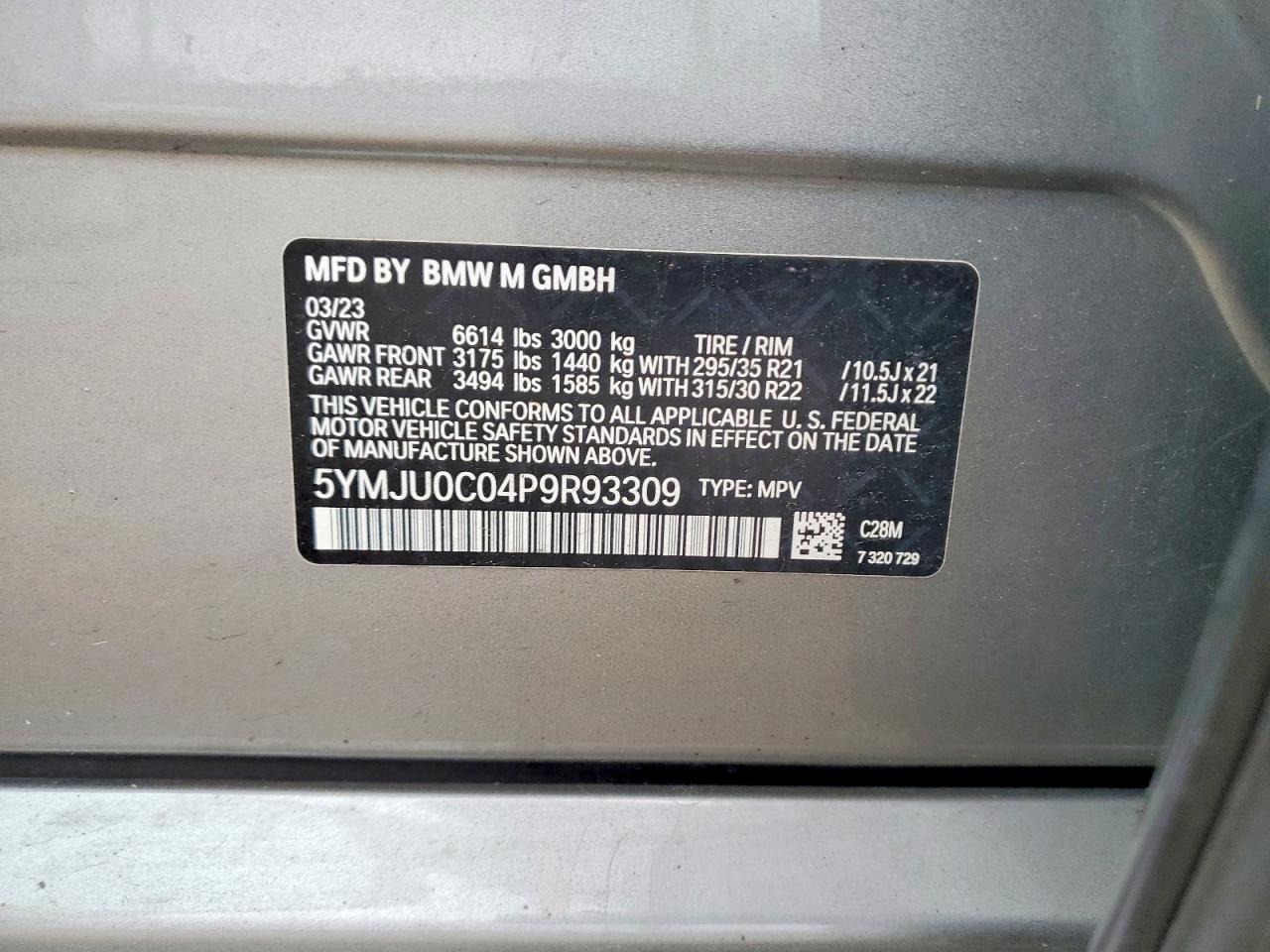 2023 BMW X5 M - zdjęcie 13