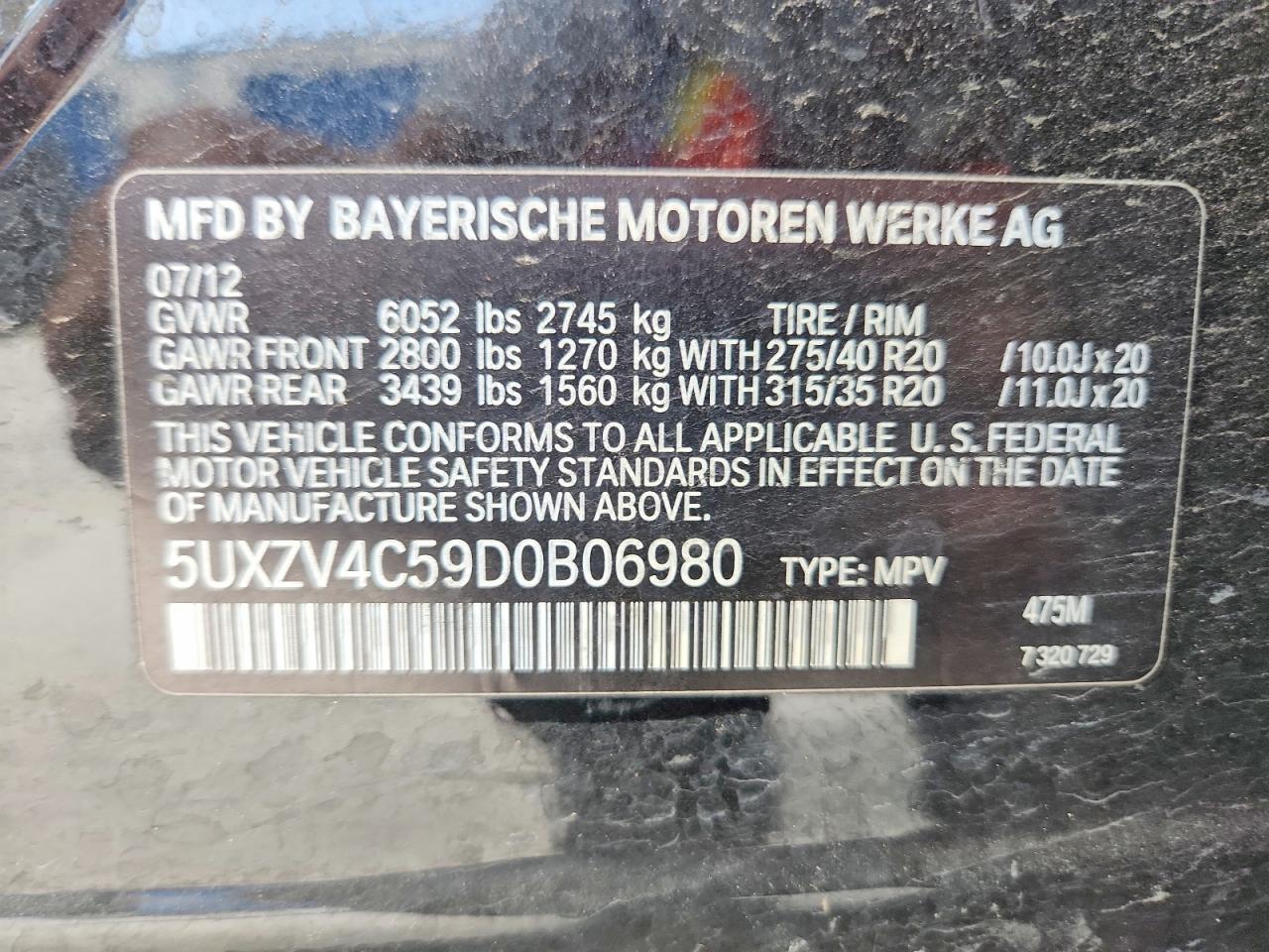 2013 BMW X5 xDrive35I - zdjęcie 13