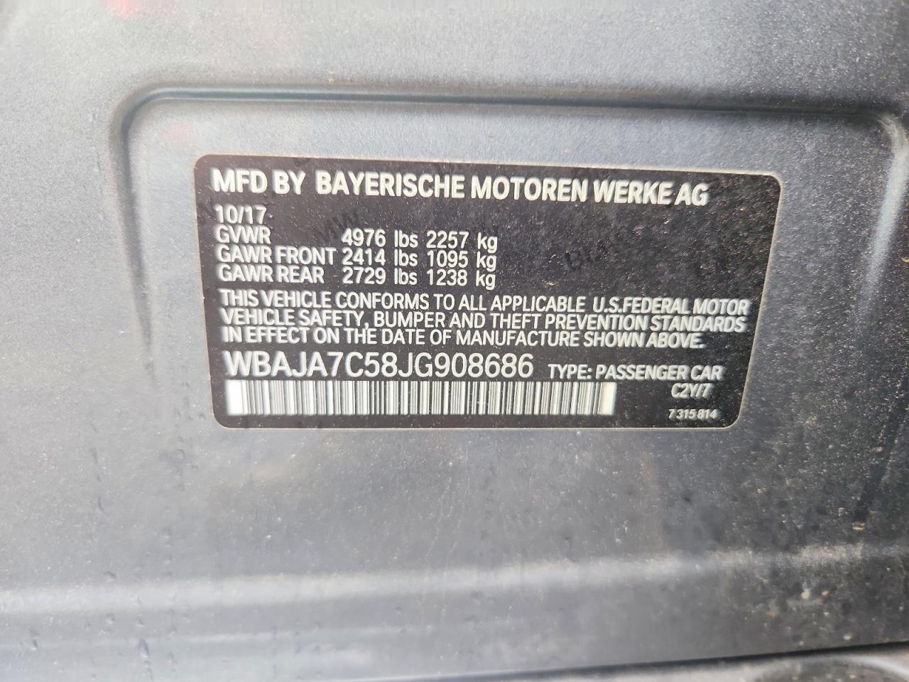 2018 BMW 530 Xi - zdjęcie 12