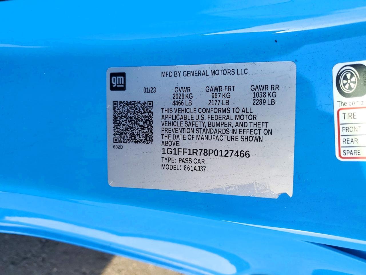 2023 Chevrolet Camaro Lt1 - zdjęcie 12