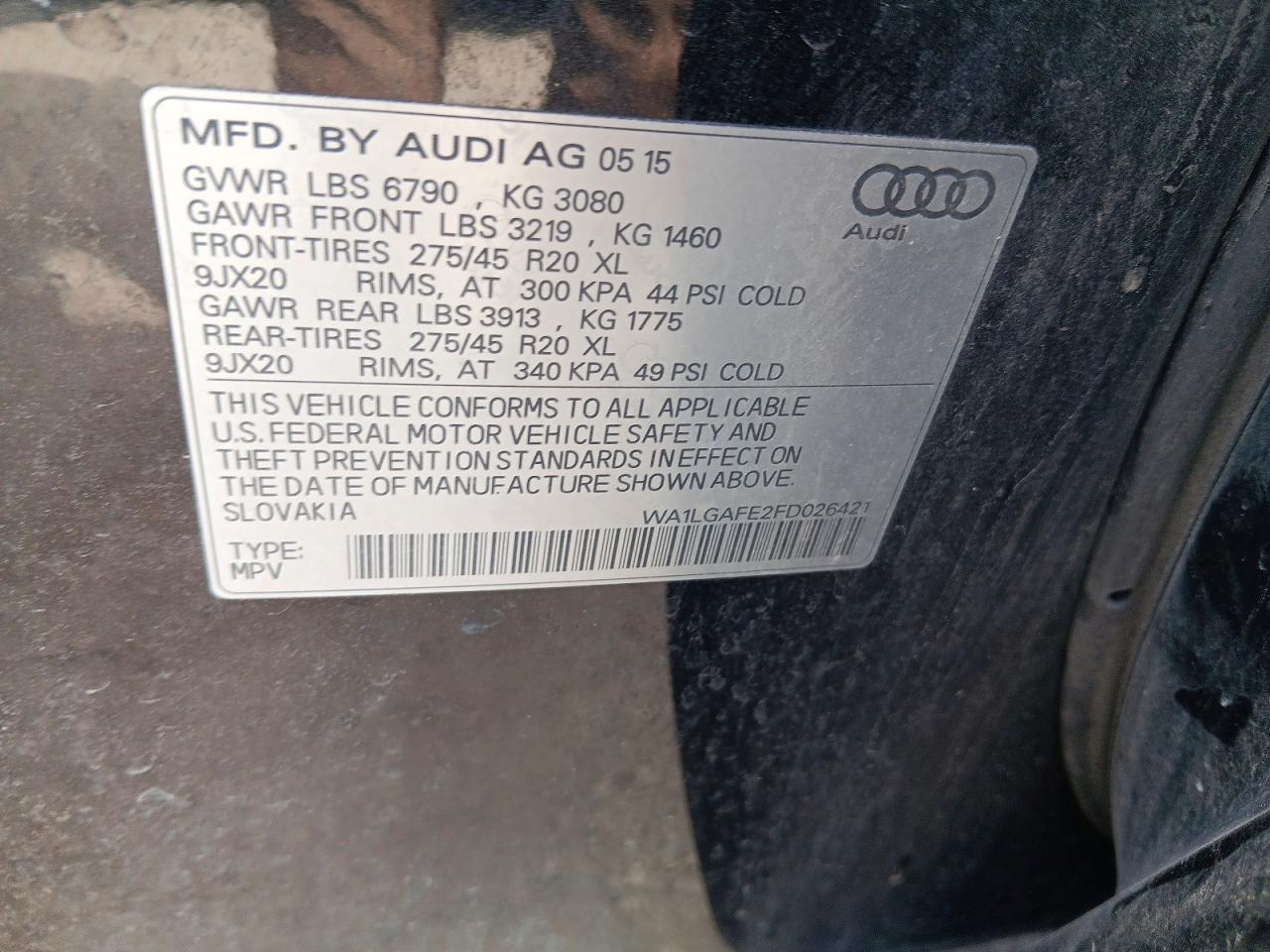 2015 Audi Q7 Premium Plus - zdjęcie 12