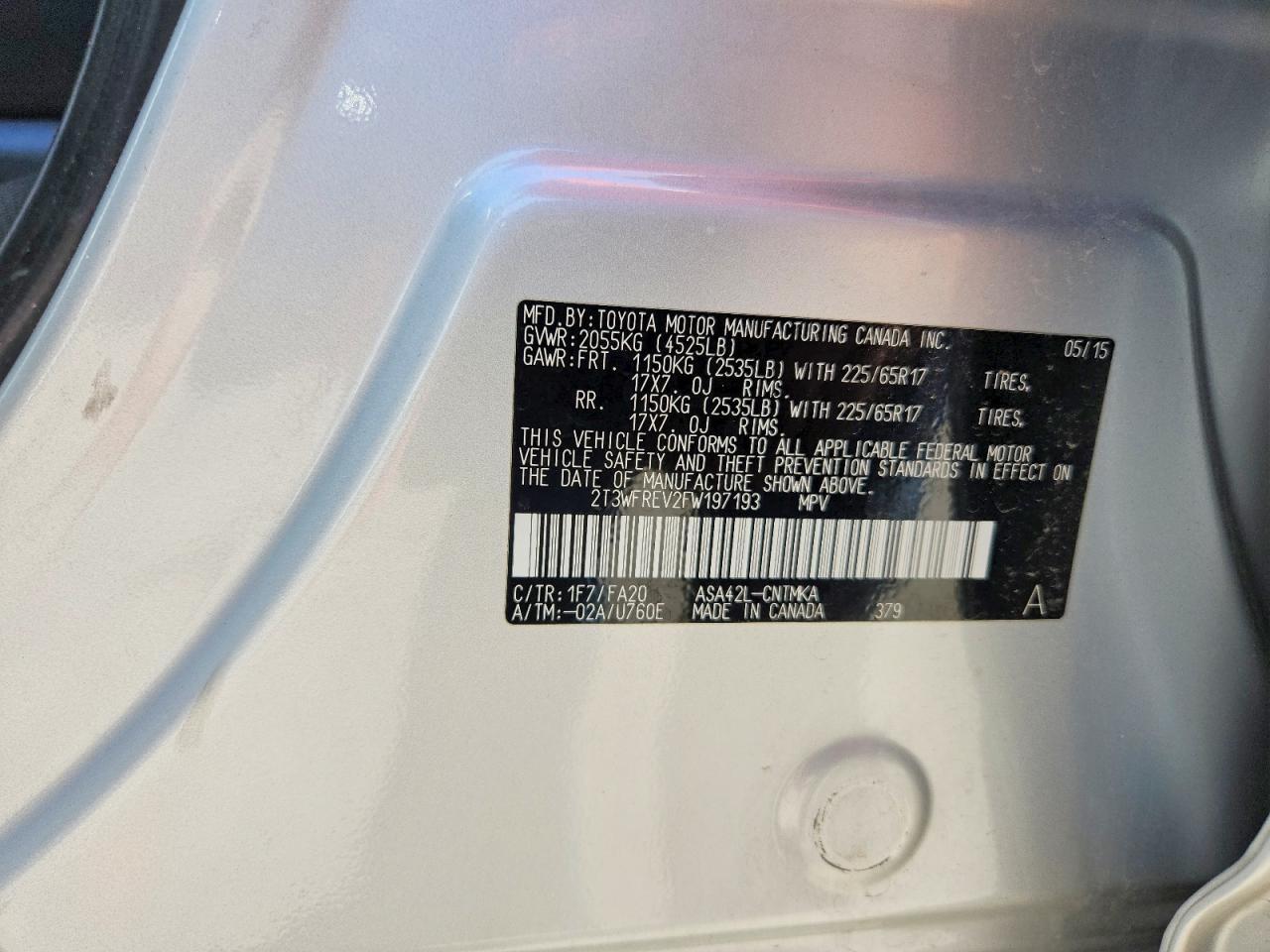 2015 Toyota Rav4 Xle - zdjęcie 13