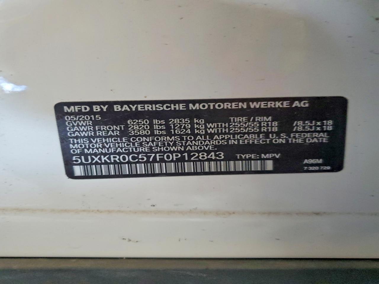 2015 BMW X5 xDrive35I - zdjęcie 12