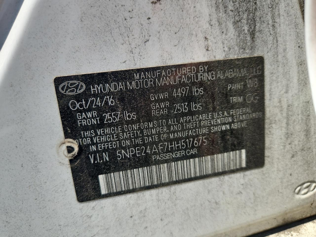2017 Hyundai Sonata Se - zdjęcie 12
