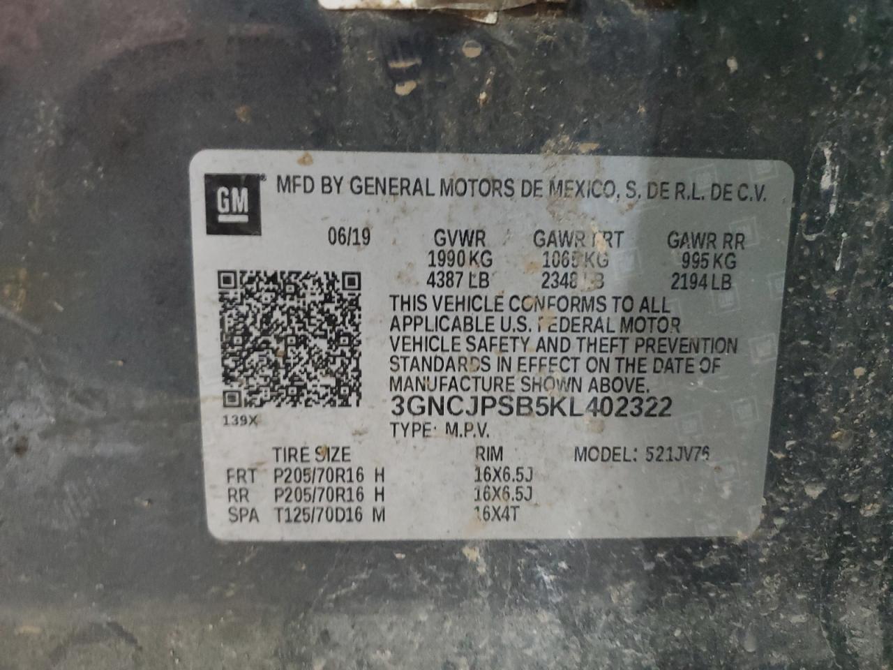 2019 Chevrolet Trax 1Lt - zdjęcie 13